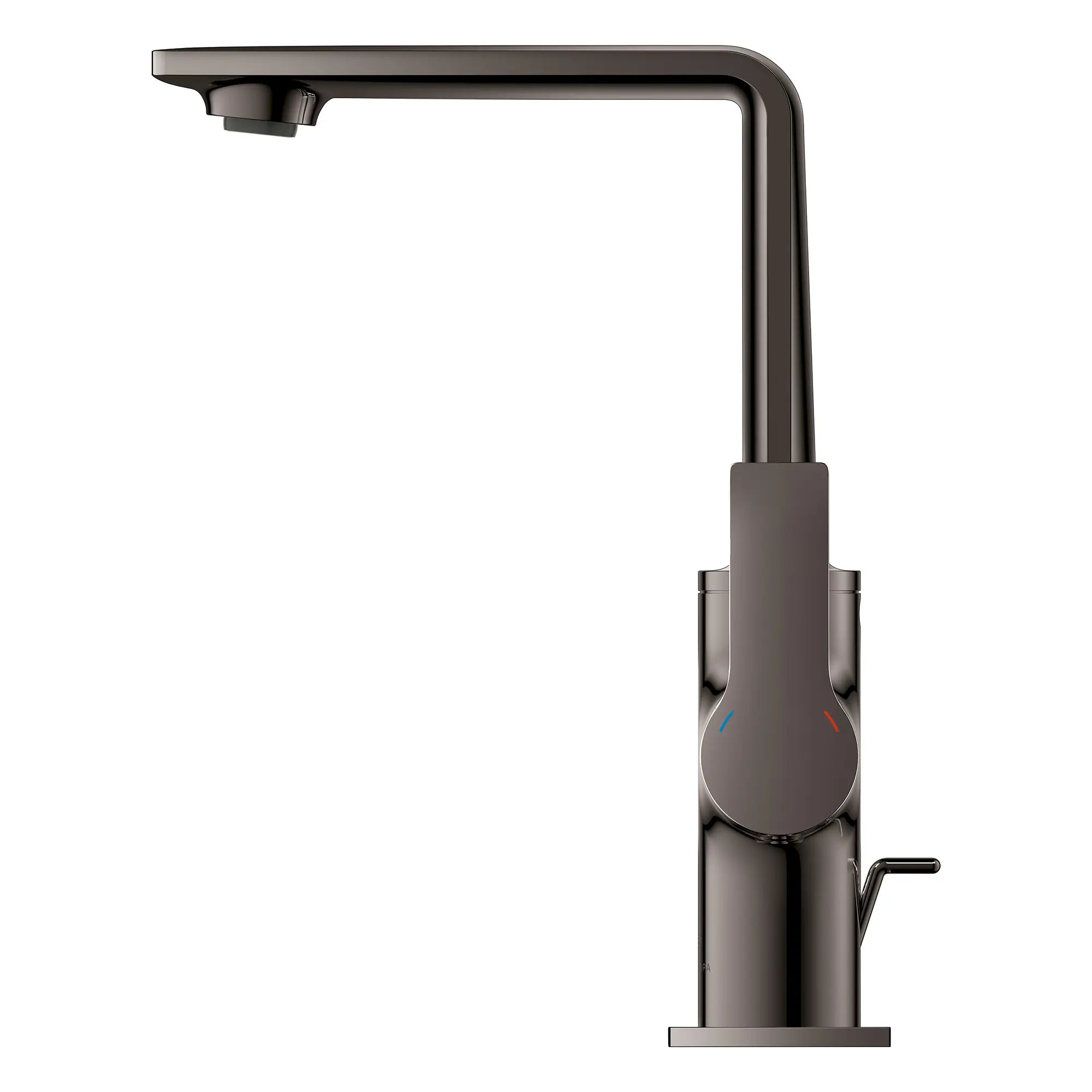 Single-Hole Single-Handle L-Size Bathroom Faucet 4.8 L/min (1.2 GPM) // HARD GRAPHITE // 281507_Allure_SiloSide_23858A01_0001_Feb2026_0_CDNwebp.webp