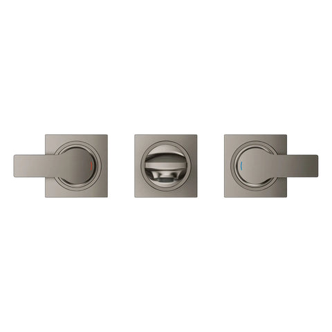 2-Handle Wall Mount Faucet 1.2 GPM - Brushed Hard Graphite