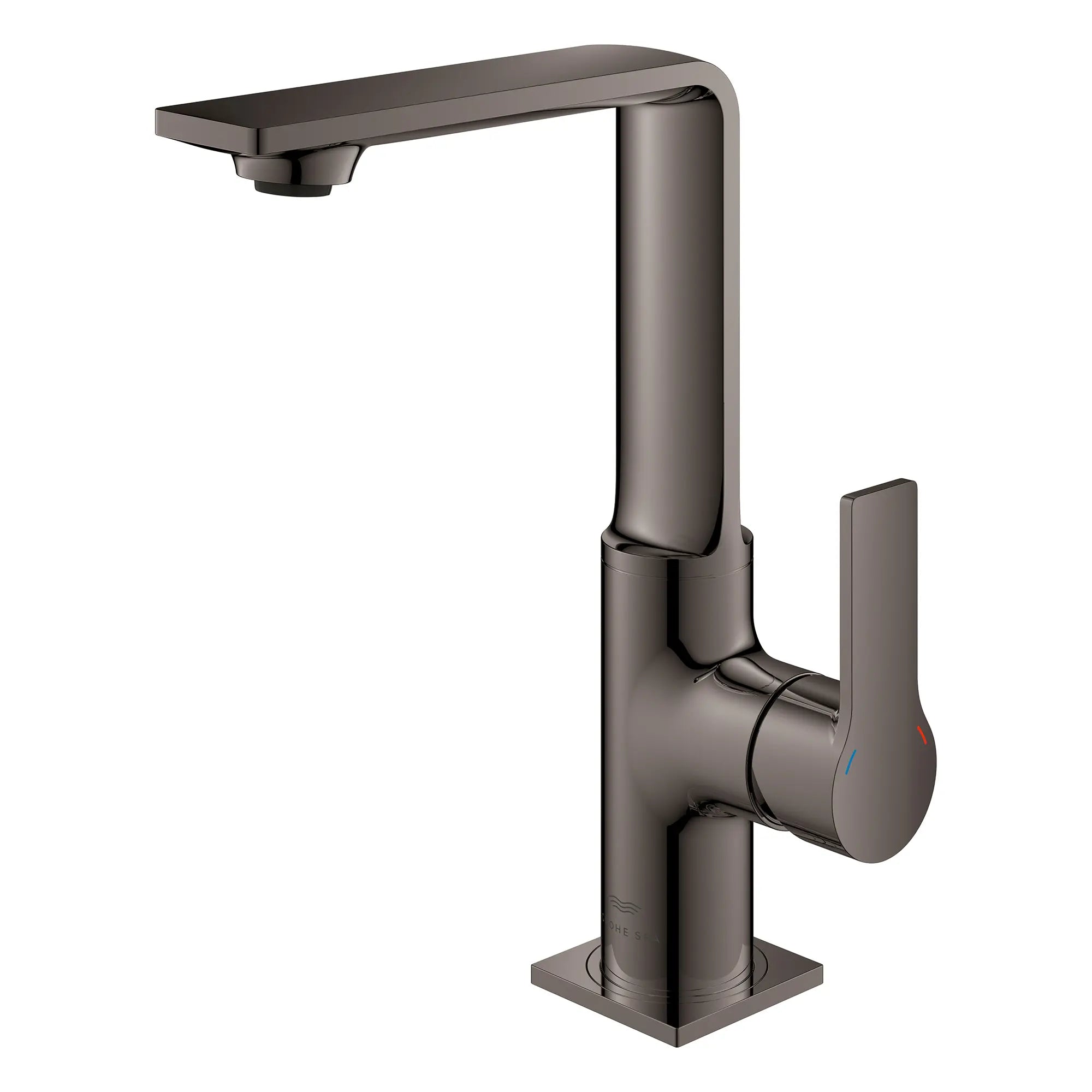 Single-Hole Single-Handle L-Size Bathroom Faucet 4.8 L/min (1.2 GPM) // HARD GRAPHITE // 281536_Allure_SiloLeft_23858A01_0001_Feb2026_0_CDNwebp.webp