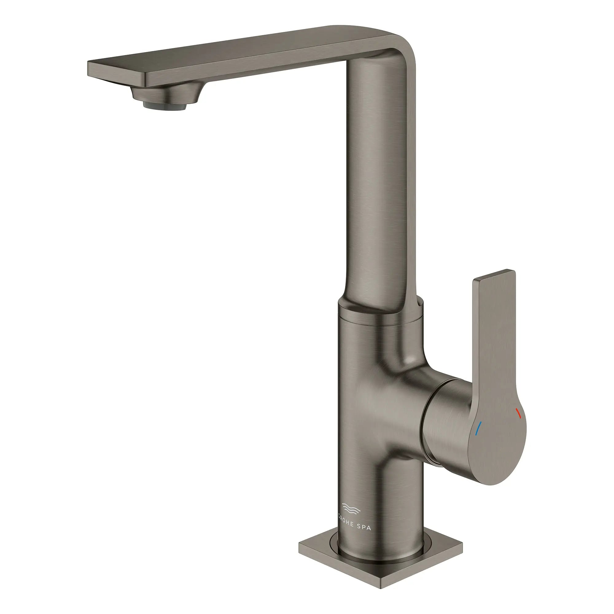 Single-Hole Single-Handle L-Size Bathroom Faucet 4.8 L/min (1.2 GPM) // BRUSHED HARD GRAPHITE // 281538_Allure_SiloLeft_23858AL1_0001_Feb2026_0_CDNwebp.webp