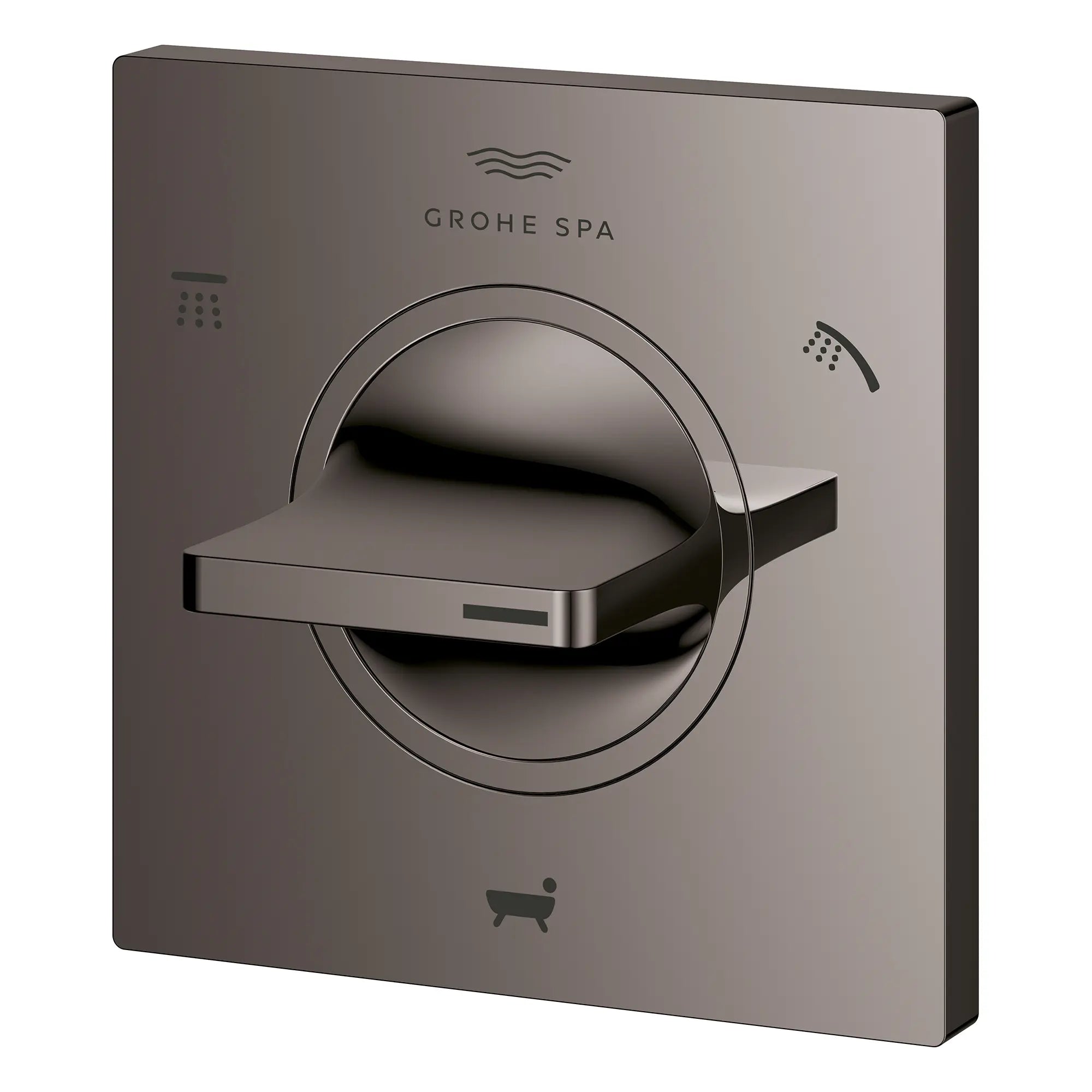 3-Way Diverter Trim // HARD GRAPHITE // 281622_Atrio_SiloLeft_29409A00_0001_Feb2026_0_CDNwebp.webp