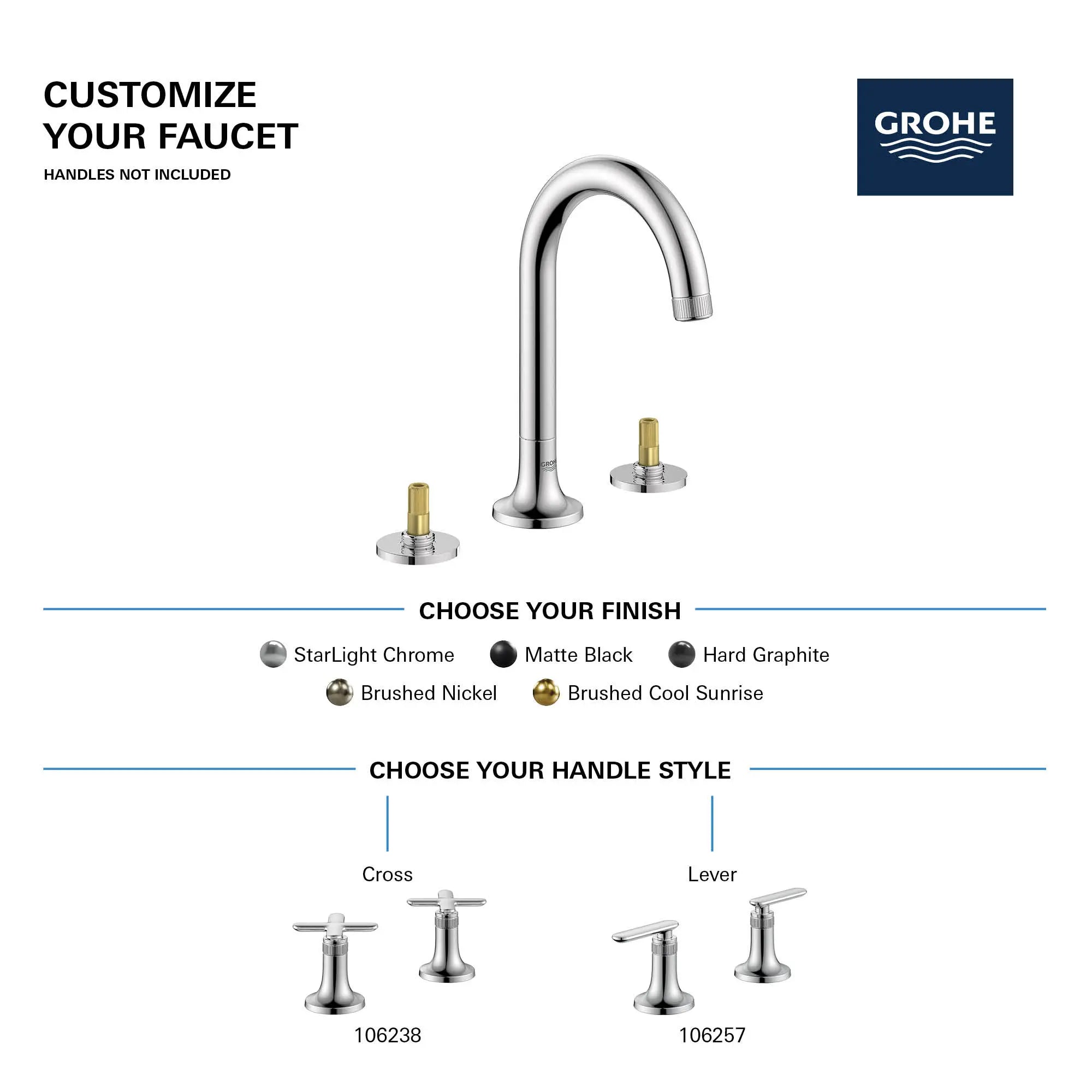 Listra Deck Mount Widespread Bathroom Faucet, 1.2gpm (4.5L/min) // MATTE BLACK // 281852_Listra_Infographic_106221_0001_FEB2026_0_CDNwebp.webp
