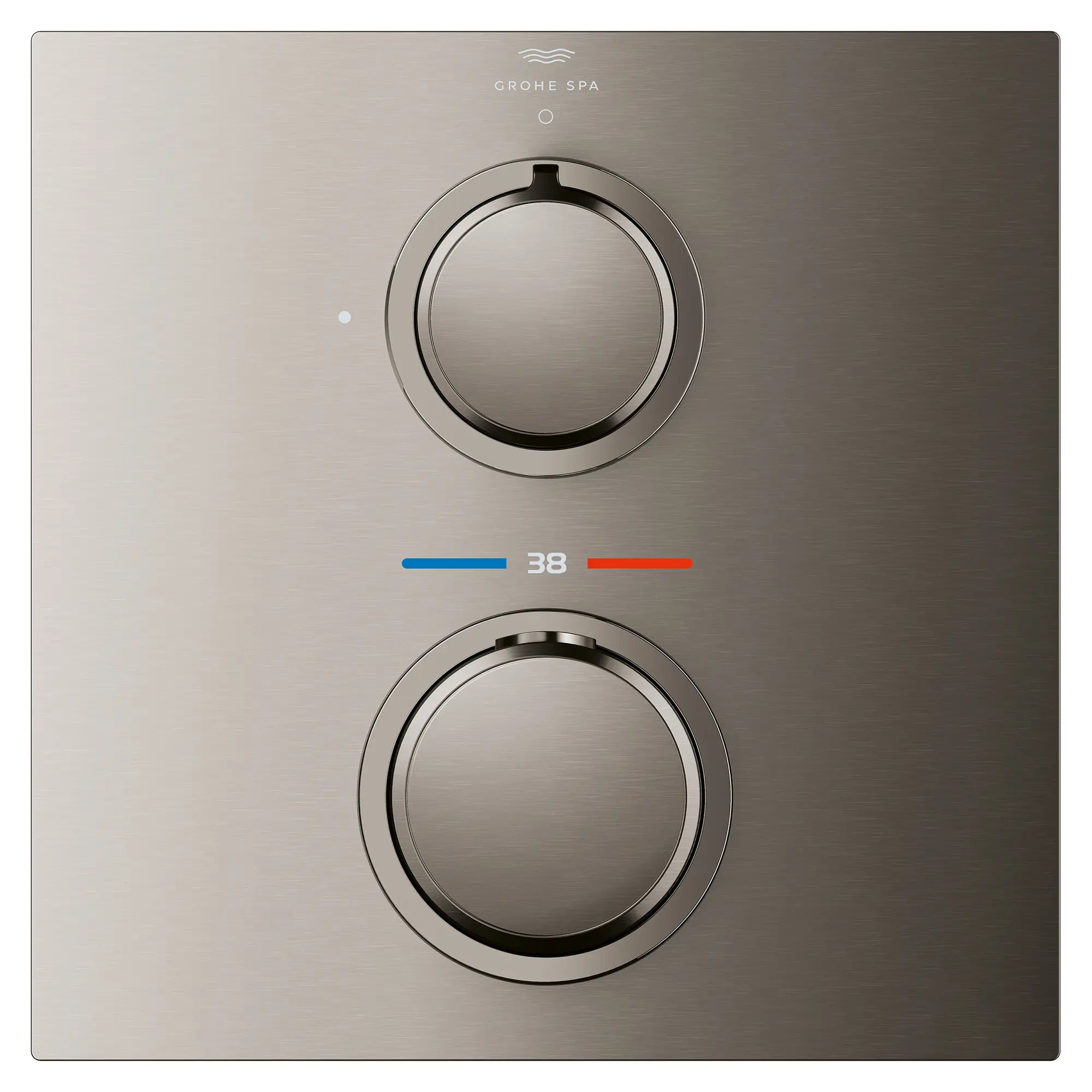 Single Function 2-Handle Thermostatic Valve Trim // BRUSHED HARD GRAPHITE // 282200_Allure_SiloFront_29177AL1_0001_March2026_0_CDNwebp.webp