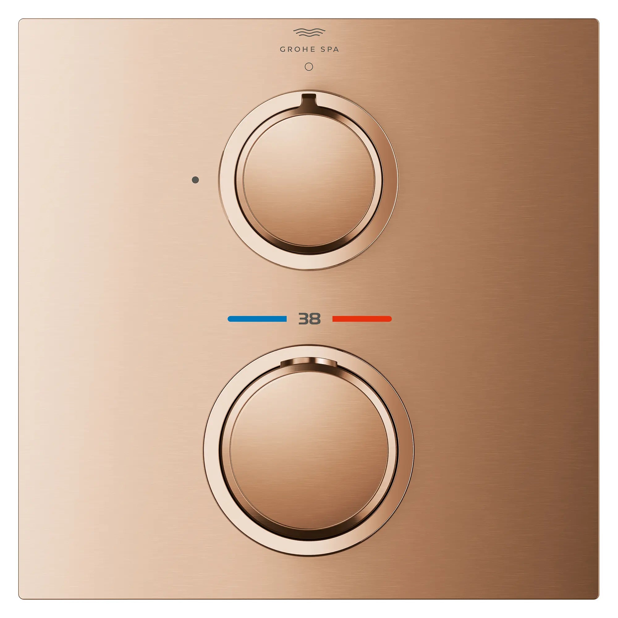 Single Function 2-Handle Thermostatic Valve Trim // BRUSHED WARM SUNSET // 282201_Allure_SiloFront_29177DL1_0001_March2026_0_CDNwebp.webp