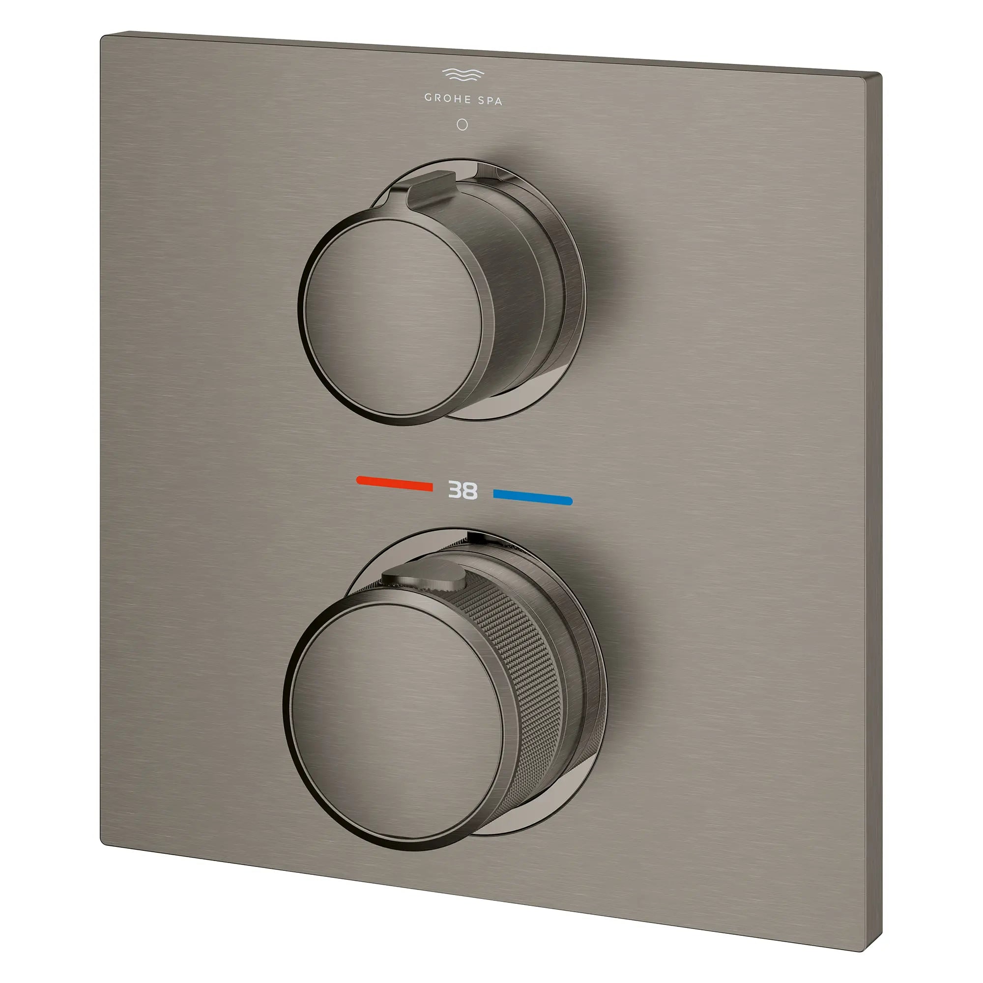 Single Function 2-Handle Thermostatic Valve Trim // BRUSHED HARD GRAPHITE // 282205_Allure_SiloLeft_29177AL1_0001_March2026_0_CDNwebp.webp