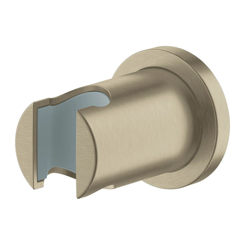 Rainshower Round  Handshower Wall Mount Holder - Brushed Nickel InfinityFinish