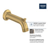 [1062060000] Listra Tub Spout with Diverter - GROHE StarLight Chrome
