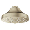 [111716EN00] Euphoria 140 with AquaBooster Round Multi Spray Shower Head - Brushed Cool Sunrise