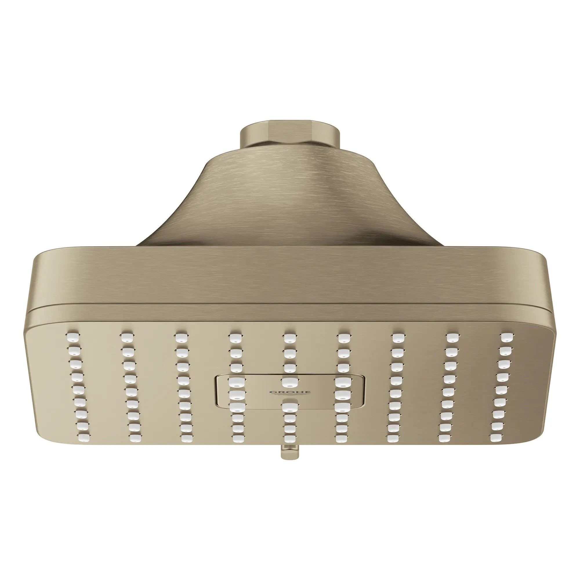 Euphoria 140 with AquaBooster Square Multi Spray Shower Head 1.75 GPM (6.6L/min) // BRUSHED NICKEL INFINITYFINISH // 282502_Aquabooster_Silofront_111721EN00_0001_April2026_0_CDNwebp.webp