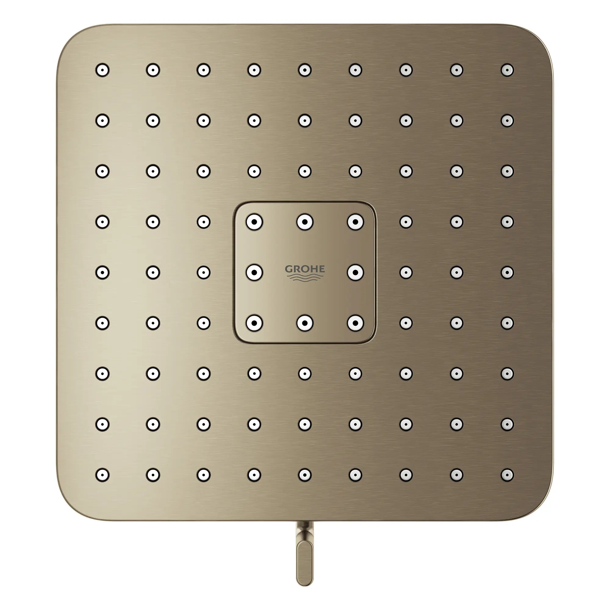 Euphoria 140 with AquaBooster Square Multi Spray Shower Head 1.75 GPM (6.6L/min) // BRUSHED NICKEL INFINITYFINISH // 282517_Aquabooster_SiloOther_111721EN00_0004_April2026_0_CDNwebp.webp