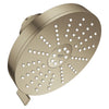 [111716EN00] Euphoria 140 with AquaBooster Round Multi Spray Shower Head - Brushed Cool Sunrise