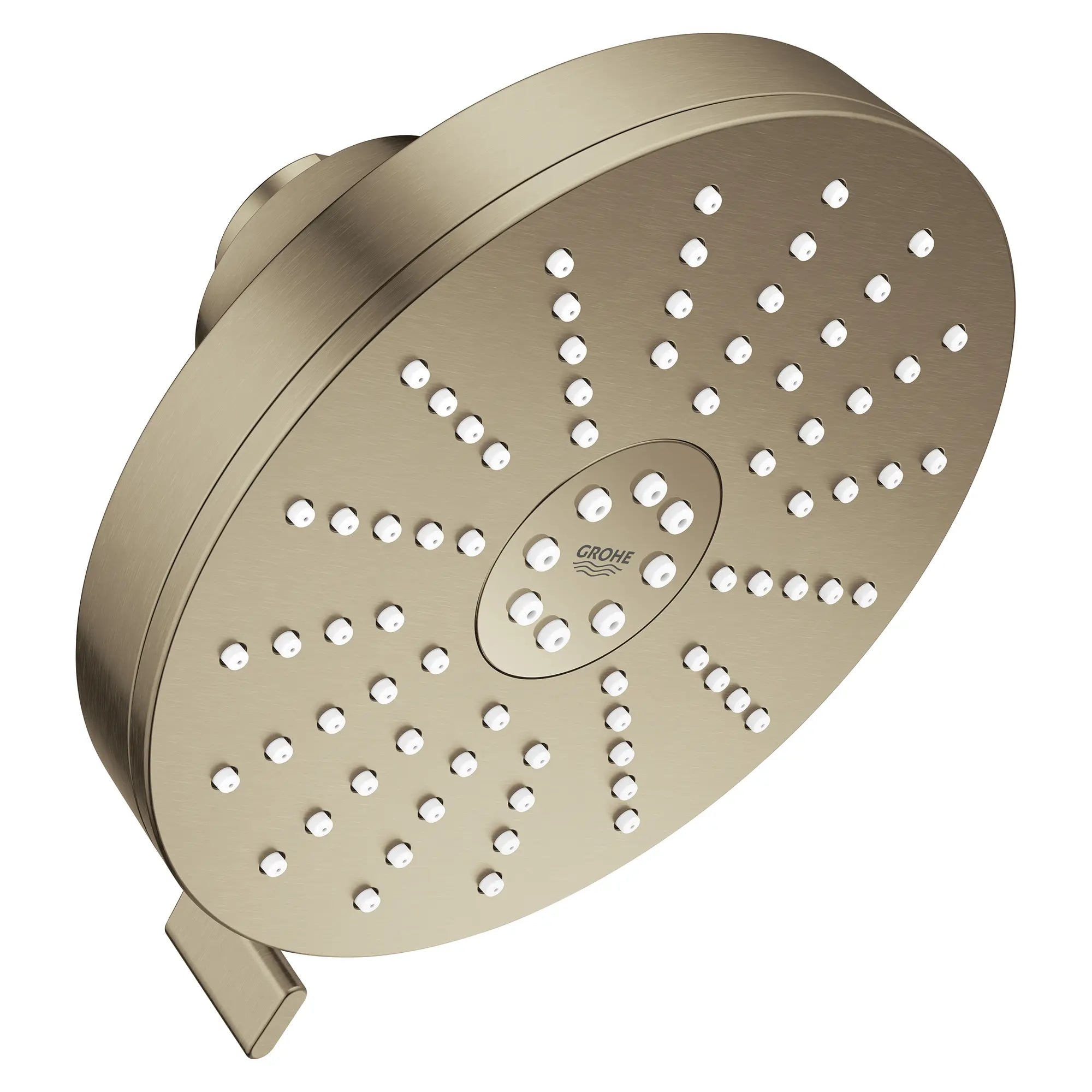 Euphoria 140 with AquaBooster Round Multi Spray Shower Head 1.75 GPM (6.6L/min) // BRUSHED NICKEL INFINITYFINISH // 282522_Aquabooster_SiloRight_111716EN00_0001_April2026_0_CDNwebp.webp
