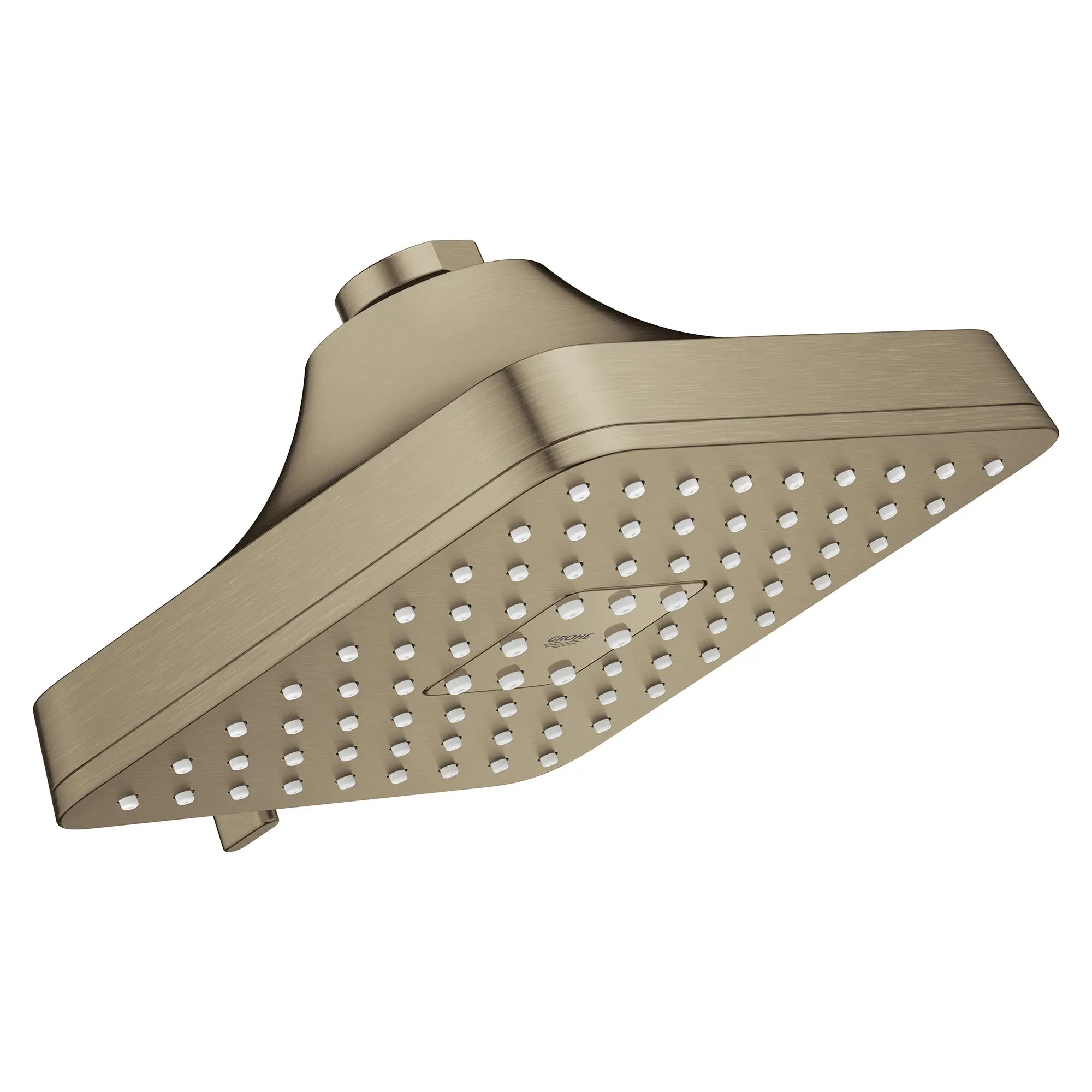 Euphoria 140 with AquaBooster Square Multi Spray Shower Head 1.75 GPM (6.6L/min) // BRUSHED NICKEL INFINITYFINISH // 282526_Aquabooster_SiloRight_111721EN00_0002_April2026_0_CDNwebp.webp