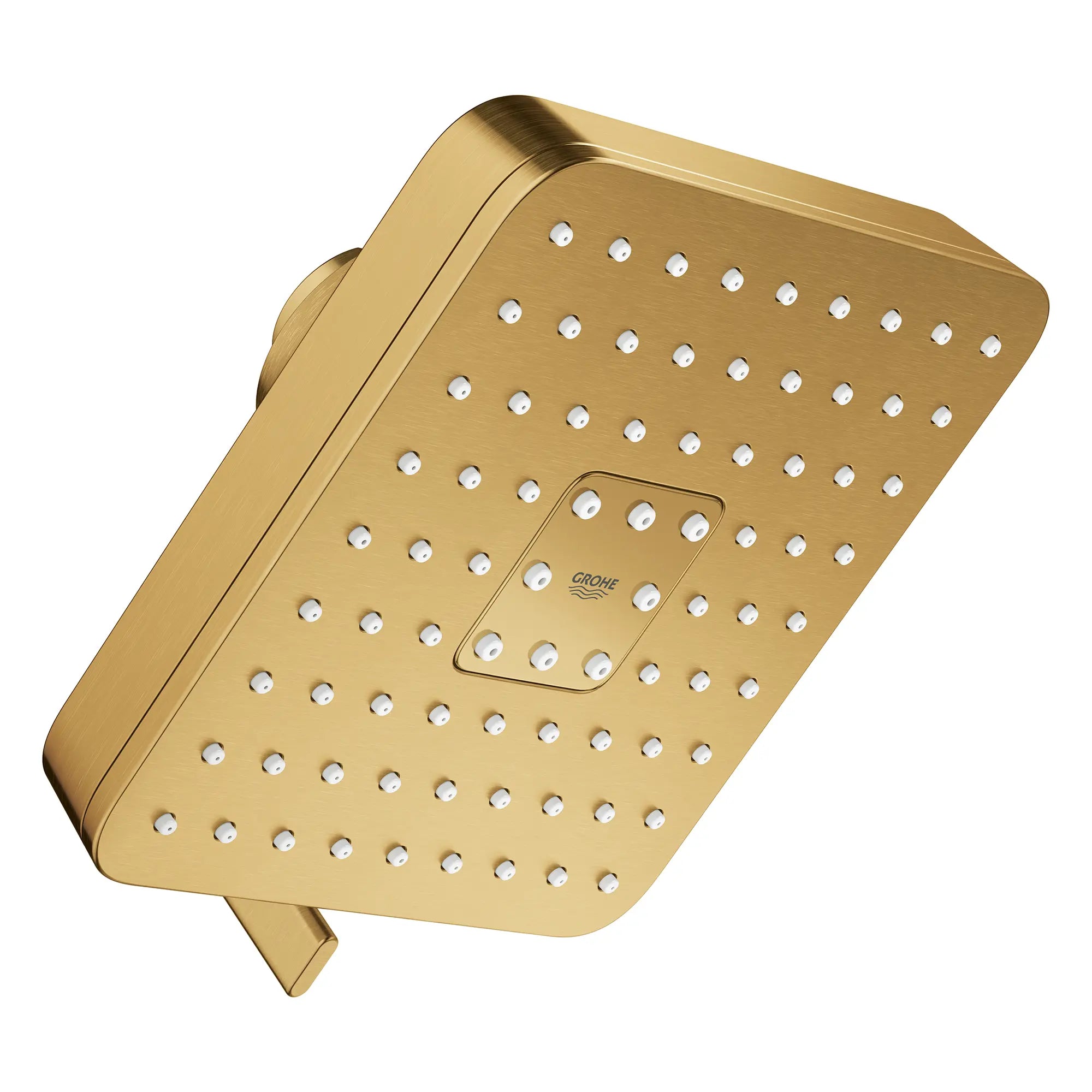 Euphoria 140 with AquaBooster Square Multi Spray Shower Head 1.75 GPM (6.6L/min) // BRUSHED COOL SUNRISE // 282527_Aquabooster_SiloRight_111721GN00_0001_April2026_0_CDNwebp.webp
