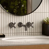 [106238A000] Listra Cross Handles for Bathroom Sink Faucet (Pair) - Brushed Cool Sunrise