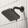 [111721A000] Euphoria 140 with AquaBooster Square Multi Spray Shower Head 1.75 GPM (6.6L/min) - Hard Graphite