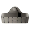 [111718A000] Euphoria 140 with AquaBooster Square Single Spray Shower Head 1.75 GPM (6.6L/min) - Matte Black