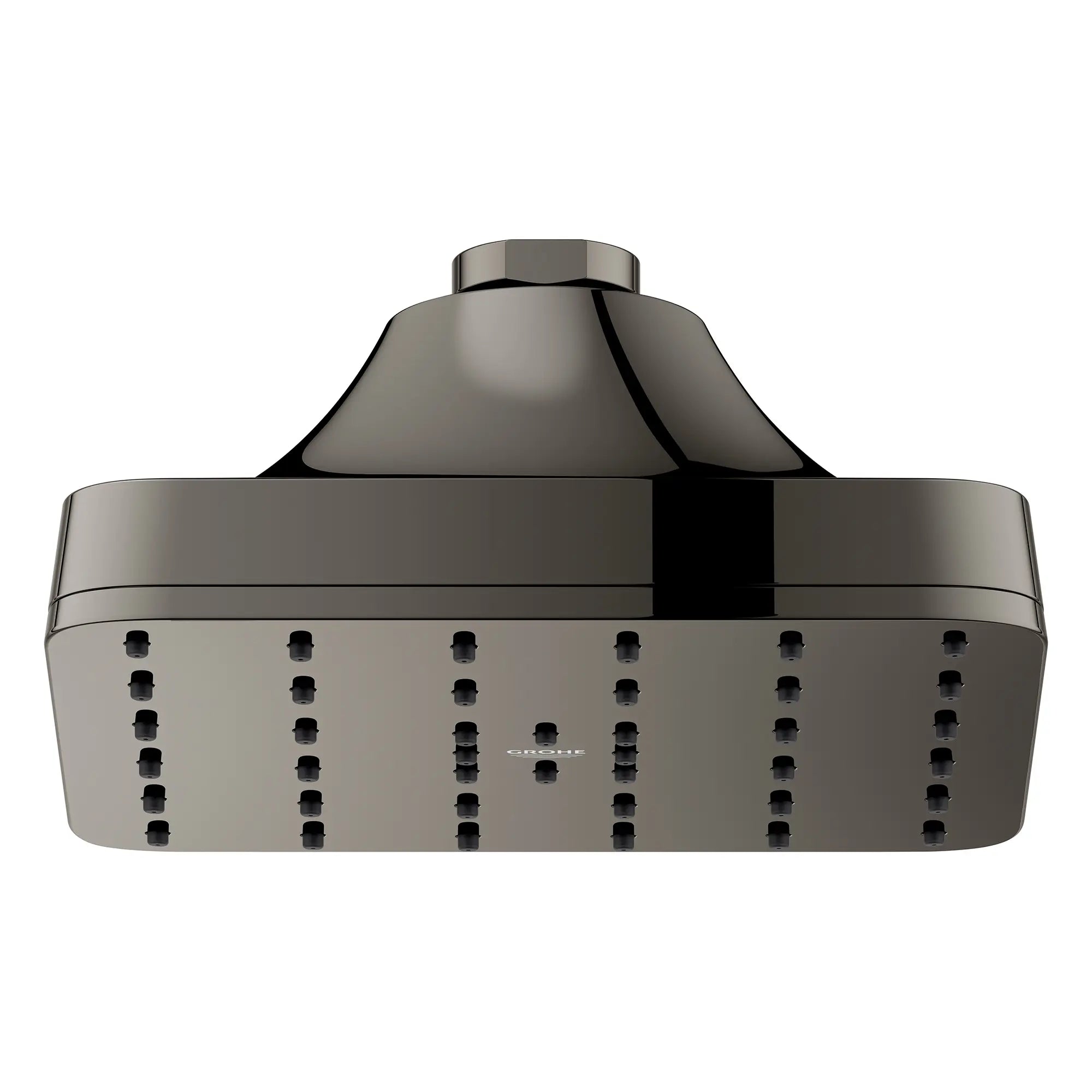 Euphoria 140 with AquaBooster Square Single Spray Shower Head 1.75 GPM (6.6L/min) // HARD GRAPHITE // 283620_Aquabooster_SiloFront_111718A000_0001_April2026_0_CDNwebp.webp