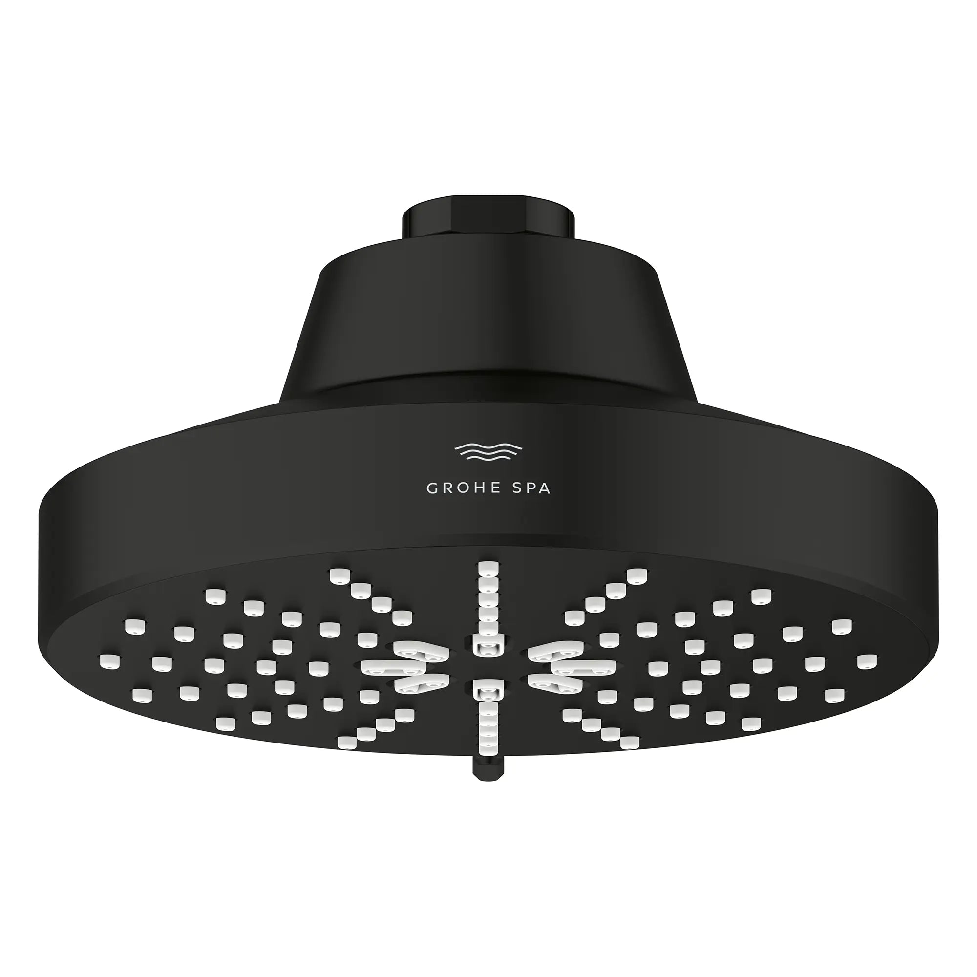 Rainshower Aqua 140 Multi Spray 5 1/2" Shower Head with Aqua Booster 1.75 GPM (6.6 L/min) // MATTE BLACK // 283636_Aquabooster_SiloFront_1116112430_1116592430_0001_April2026_0_CDNwebp.webp