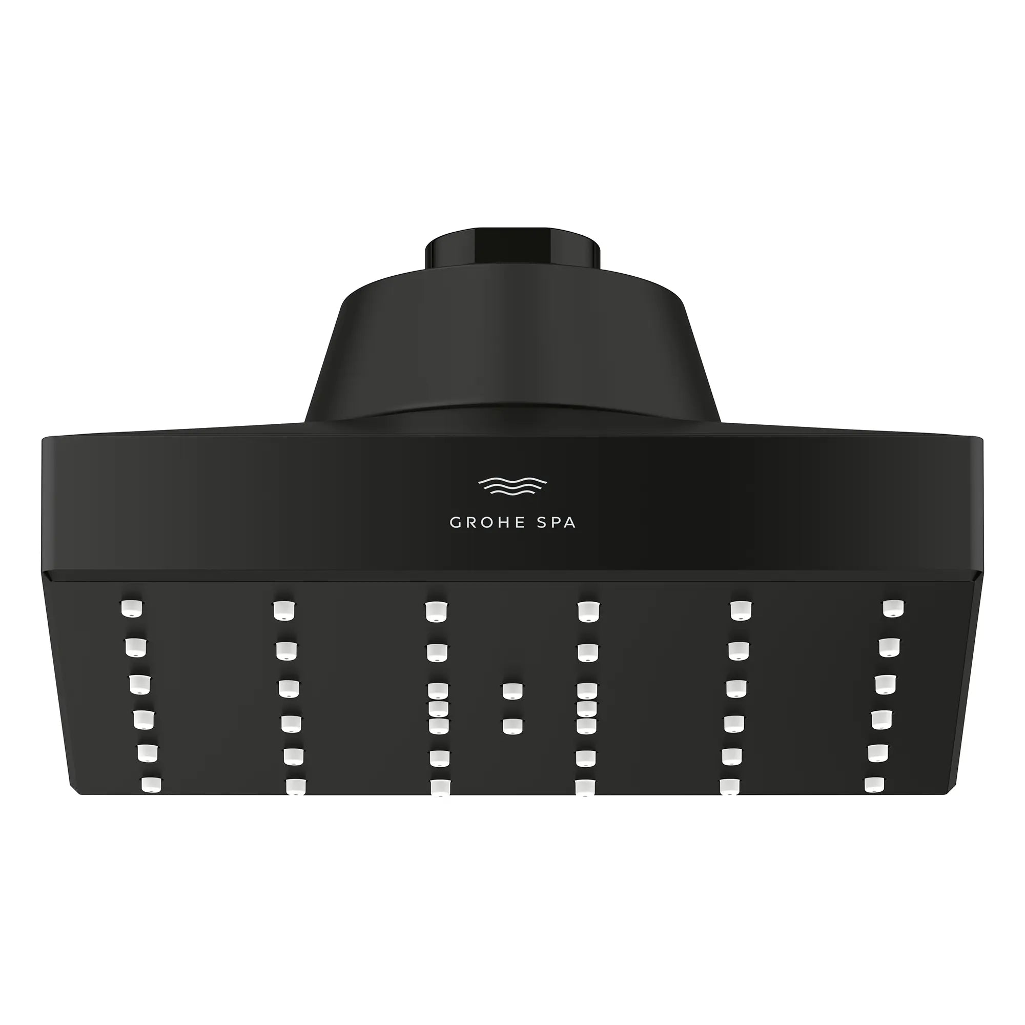 Rainshower Aqua Mono Spray 5 1/2" Square Showerhead with Aqua Booster 1.75 GPM (6.6 L/min) // MATTE BLACK // 283637_Aquabooster_SiloFront_1116612430_1116682430_0001_April2026_0_CDNwebp.webp