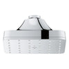 [1117180000] Euphoria 140 with AquaBooster Square Single Spray Shower Head 1.75 GPM (6.6L/min) - Matte Black