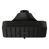 [1117212430] Euphoria 140 with AquaBooster Square Multi Spray Shower Head 1.75 GPM (6.6L/min) - Hard Graphite