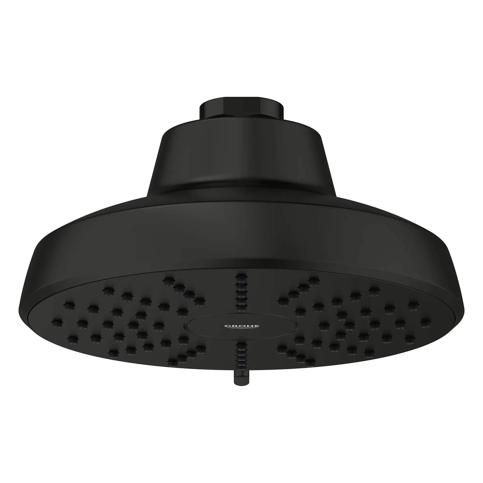Tempesta 140 with AquaBooster Round Multi Spray Shower Head 1.75 GPM (6.6L/min) // MATTE BLACK // 283647_Aquabooster_SiloFront_1117462430_0001_April2026_0_CDNwebp.webp