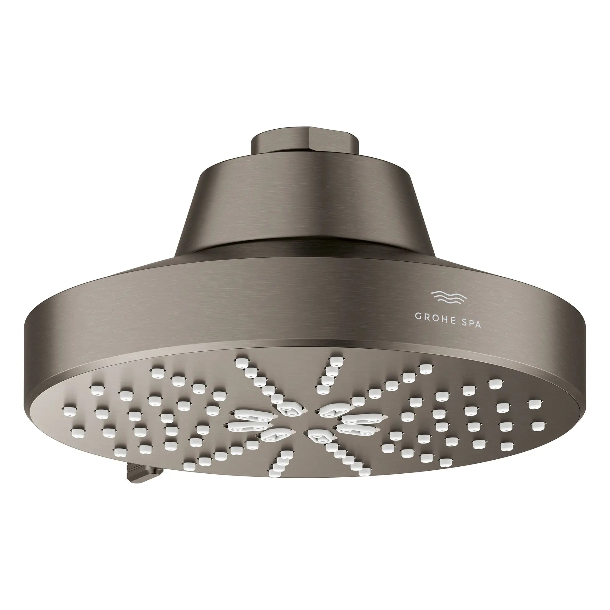 Rainshower Aqua 140 Multi Spray 5 1/2" Shower Head with Aqua Booster 1.75 GPM (6.6 L/min) // BRUSHED HARD GRAPHITE // 283657_Aquabooster_SiloOther_111611AL00_111659AL00_0003_April2026_0_CDNwebp.webp