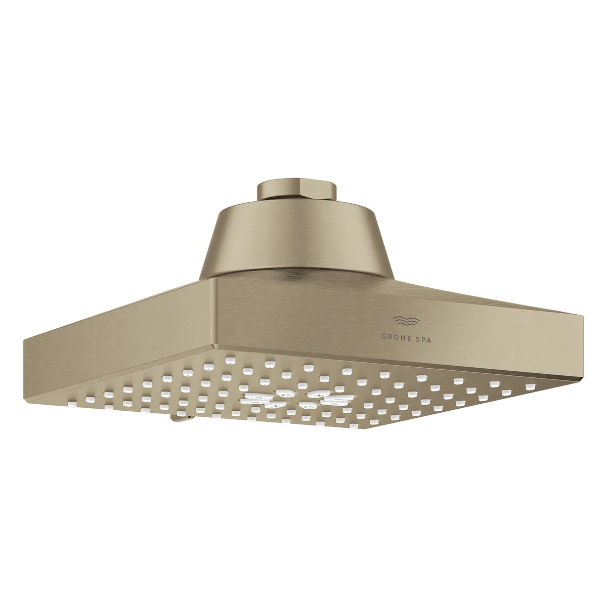 Rainshower Aqua Multi Spray 5 1/2" Square Shower Head with AquaBooster 1.75 GPM (6.6 L/min) // BRUSHED NICKEL INFINITYFINISH // 283690_Aquabooster_SiloOther_111672EN00_111673EN00_007_01_0001_April2026_0_CDNwebp.webp