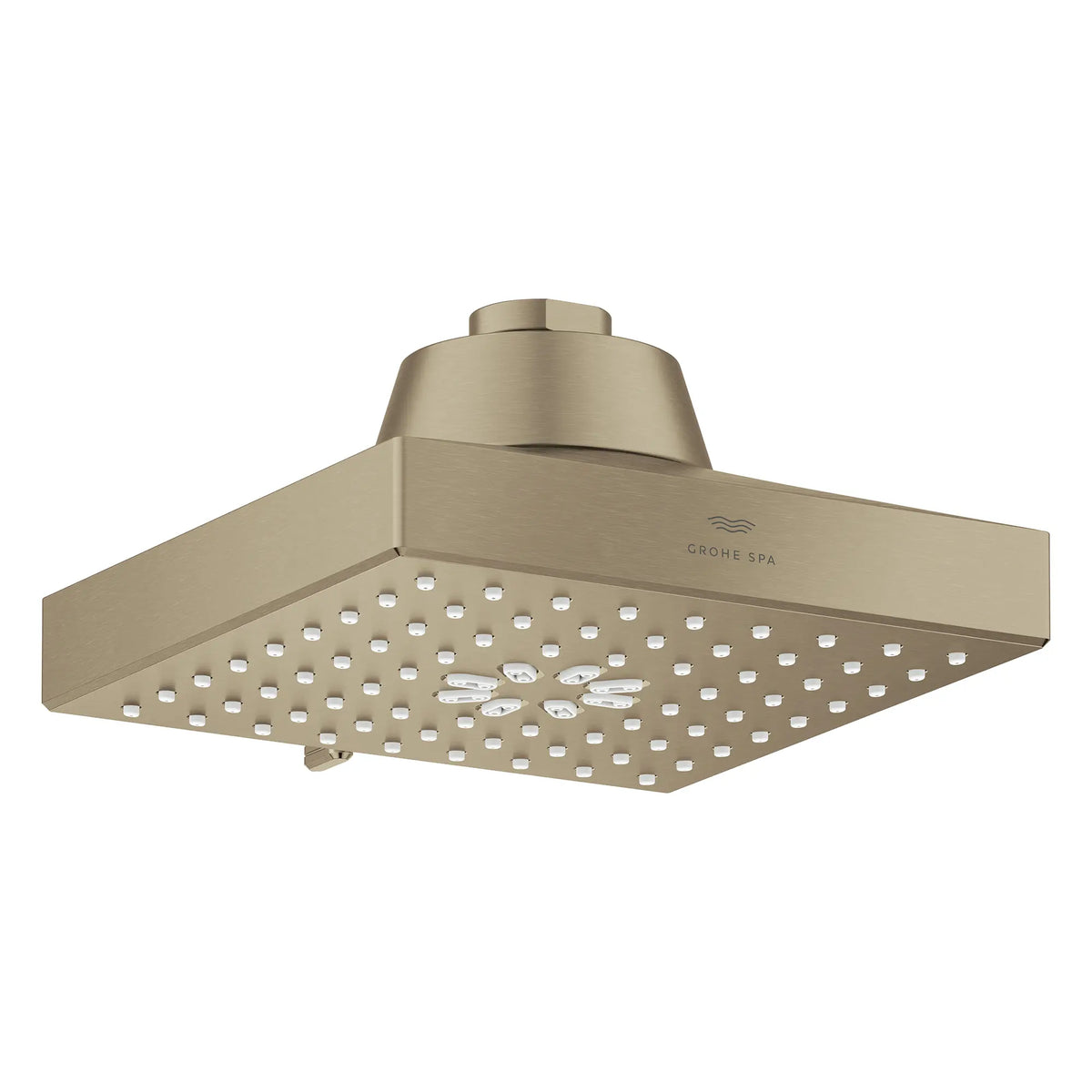 Rainshower Aqua Multi Spray 5 1/2" Square Shower Head with AquaBooster 1.75 GPM (6.6 L/min) // BRUSHED NICKEL INFINITYFINISH // 283691_Aquabooster_SiloOther_111672EN00_111673EN00_008_01_0001_April2026_0_CDNwebp.webp