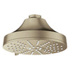[111716EN00] Euphoria 140 with AquaBooster Round Multi Spray Shower Head 1.75 GPM (6.6L/min) - Hard Graphite