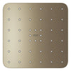 [111718EN00] Euphoria 140 with AquaBooster Square Single Spray Shower Head 1.75 GPM (6.6L/min) - Matte Black