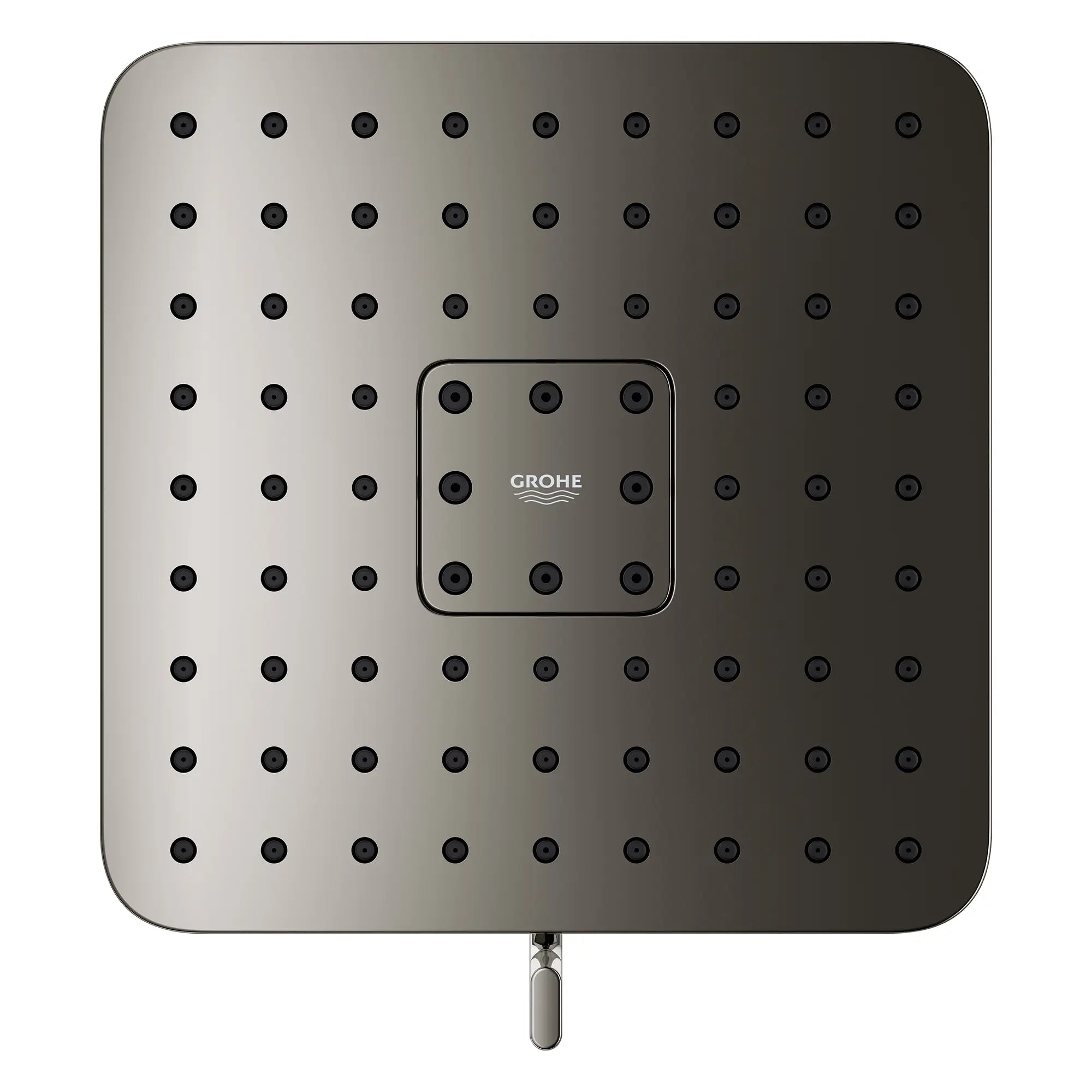 Euphoria 140 with AquaBooster Square Multi Spray Shower Head 1.75 GPM (6.6L/min) // HARD GRAPHITE // 283709_Aquabooster_SiloOther_111721A000_0001_April2026_0_CDNwebp.webp