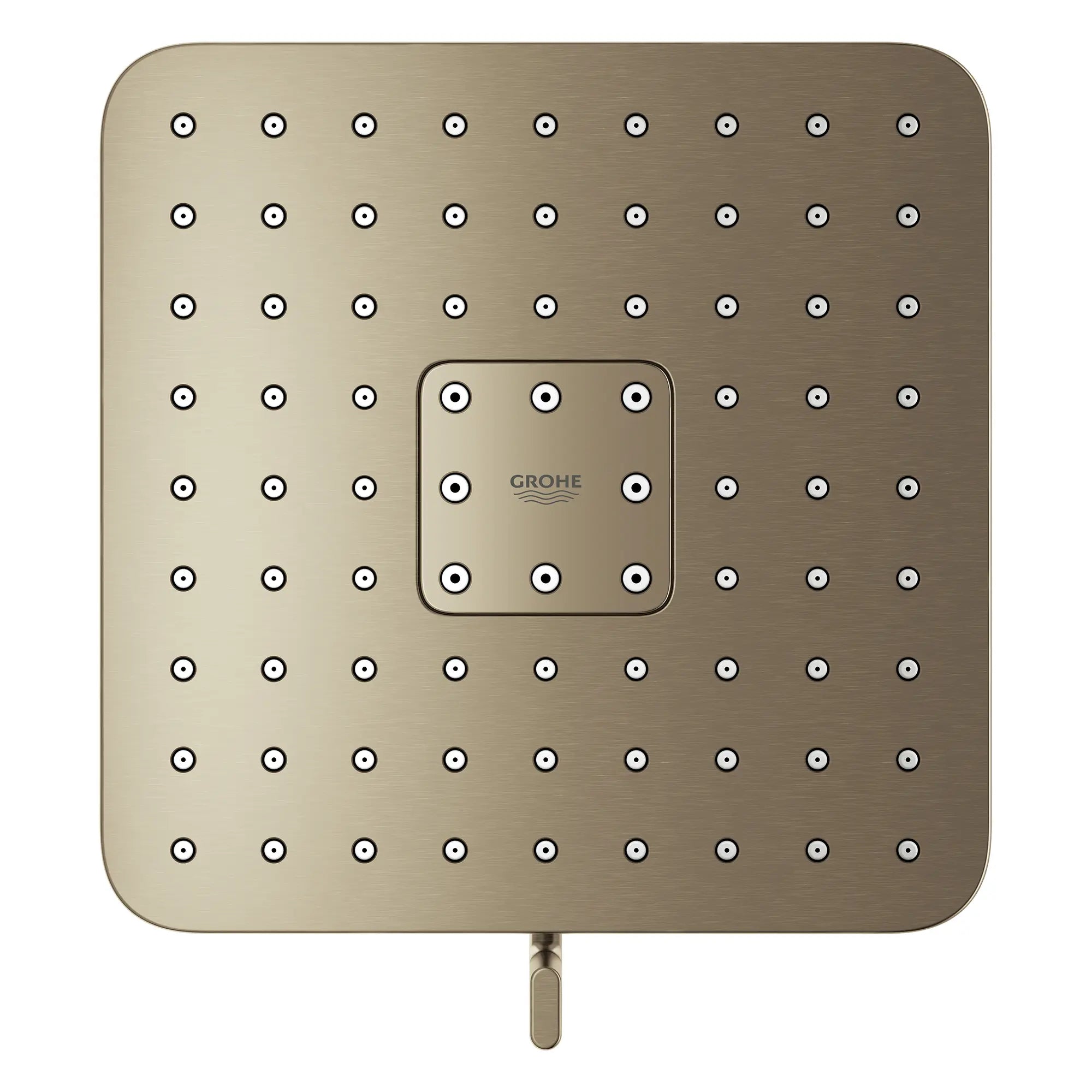 Euphoria 140 with AquaBooster Square Multi Spray Shower Head 1.75 GPM (6.6L/min) // BRUSHED NICKEL INFINITYFINISH // 283714_Aquabooster_SiloOther_111721EN00_0001_April2026_0_CDNwebp.webp
