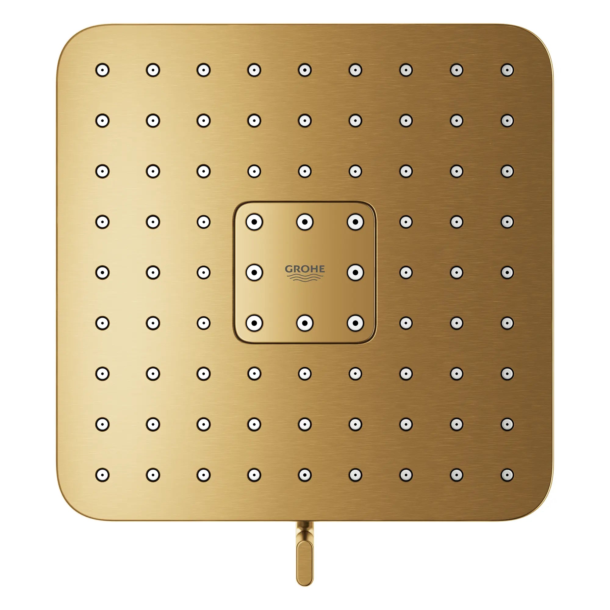 Euphoria 140 with AquaBooster Square Multi Spray Shower Head 1.75 GPM (6.6L/min) // BRUSHED COOL SUNRISE // 283718_Aquabooster_SiloOther_111721GN00_0001_April2026_0_CDNwebp.webp