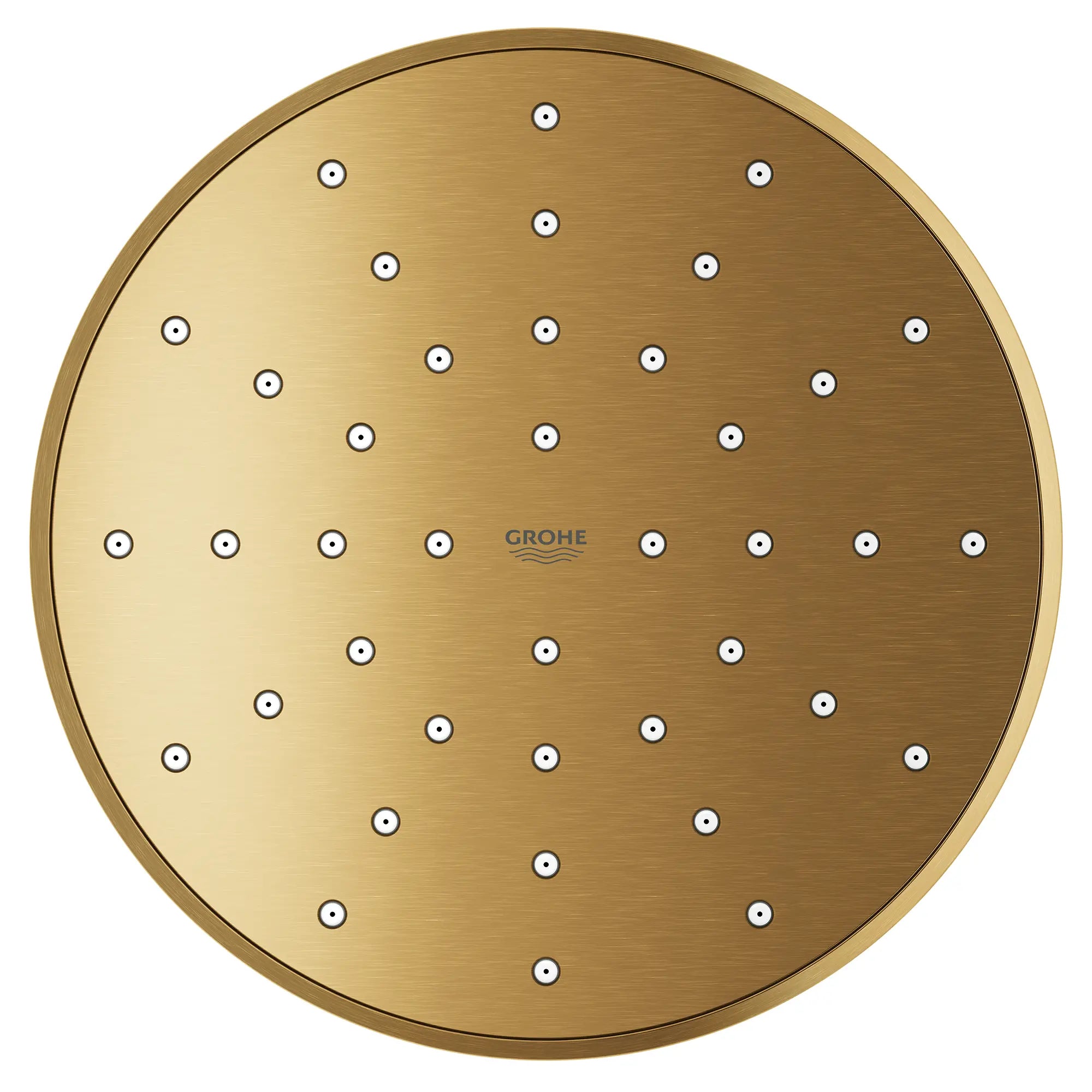 Tempesta 140 with AquaBooster Round Single Spray Shower Head 1.75 GPM (6.6L/min) // BRUSHED COOL SUNRISE // 283724_Aquabooster_SiloOther_111727GN00_0001_April2026_0_CDNwebp.webp