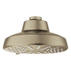 [111746EN00] Tempesta 140 with AquaBooster Round Multi Spray Shower Head 1.75 GPM (6.6L/min) - Brushed Cool Sunrise