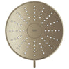 [111746EN00] Tempesta 140 with AquaBooster Round Multi Spray Shower Head 1.75 GPM (6.6L/min) - Brushed Cool Sunrise