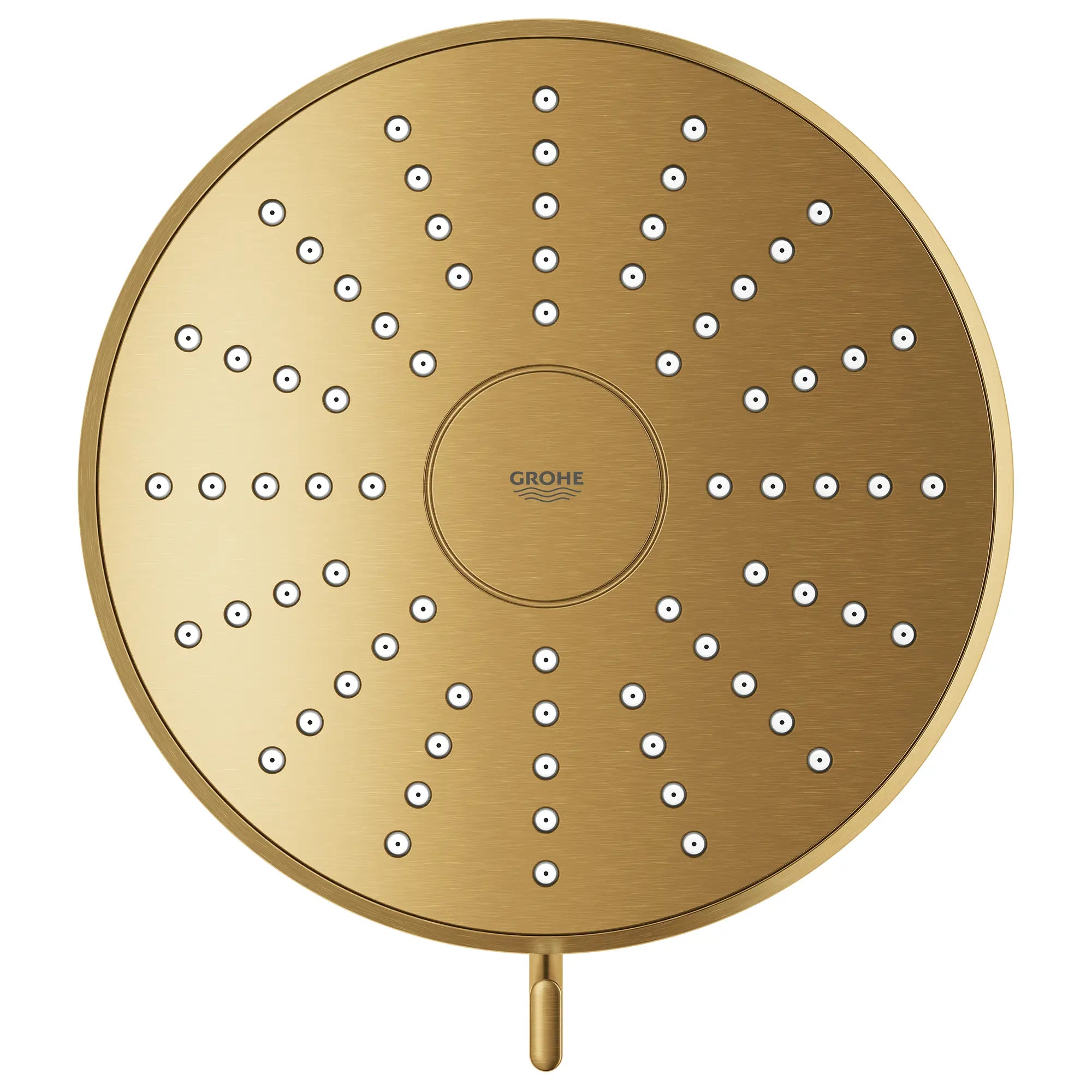 Tempesta 140 with AquaBooster Round Multi Spray Shower Head 1.75 GPM (6.6L/min) // BRUSHED COOL SUNRISE // 283733_Aquabooster_SiloOther_111746GN00_0001_April2026_0_CDNwebp.webp