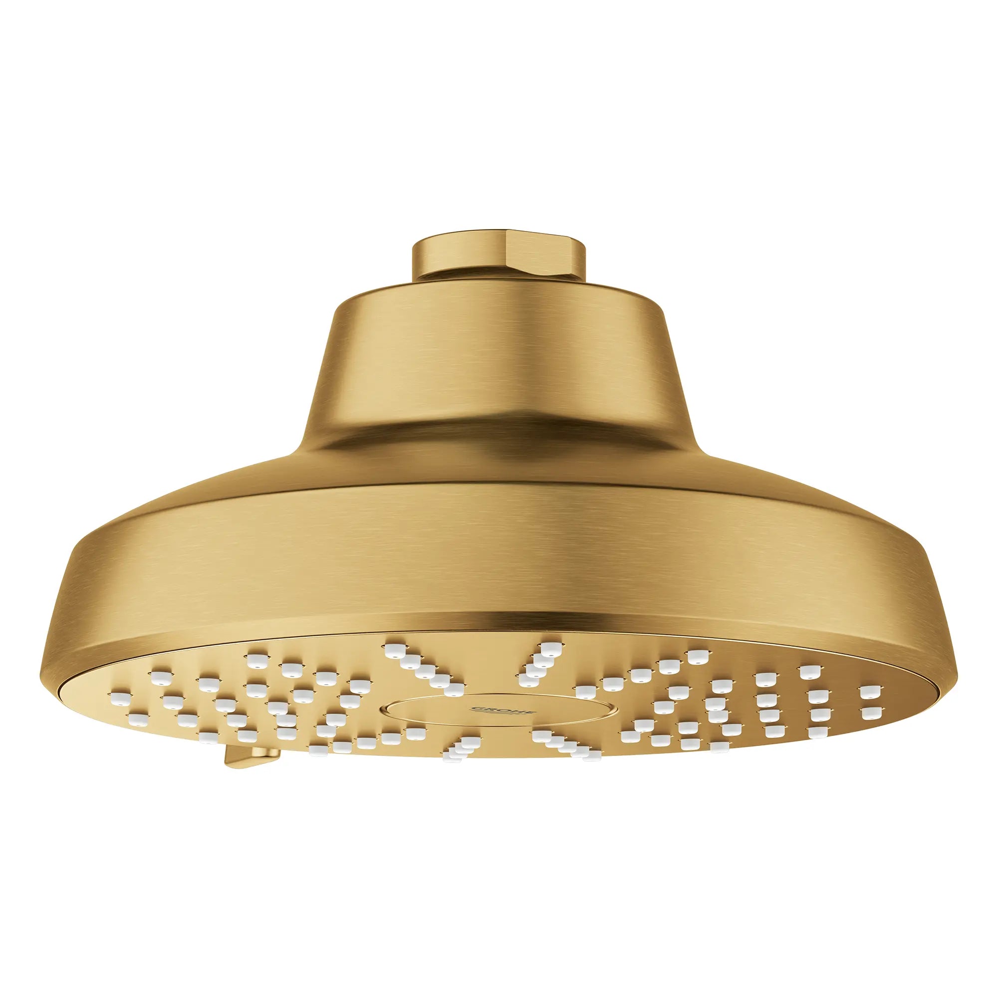 Tempesta 140 with AquaBooster Round Multi Spray Shower Head 1.75 GPM (6.6L/min) // BRUSHED COOL SUNRISE // 283736_Aquabooster_SiloOther_111746GN00_0004_April2026_0_CDNwebp.webp