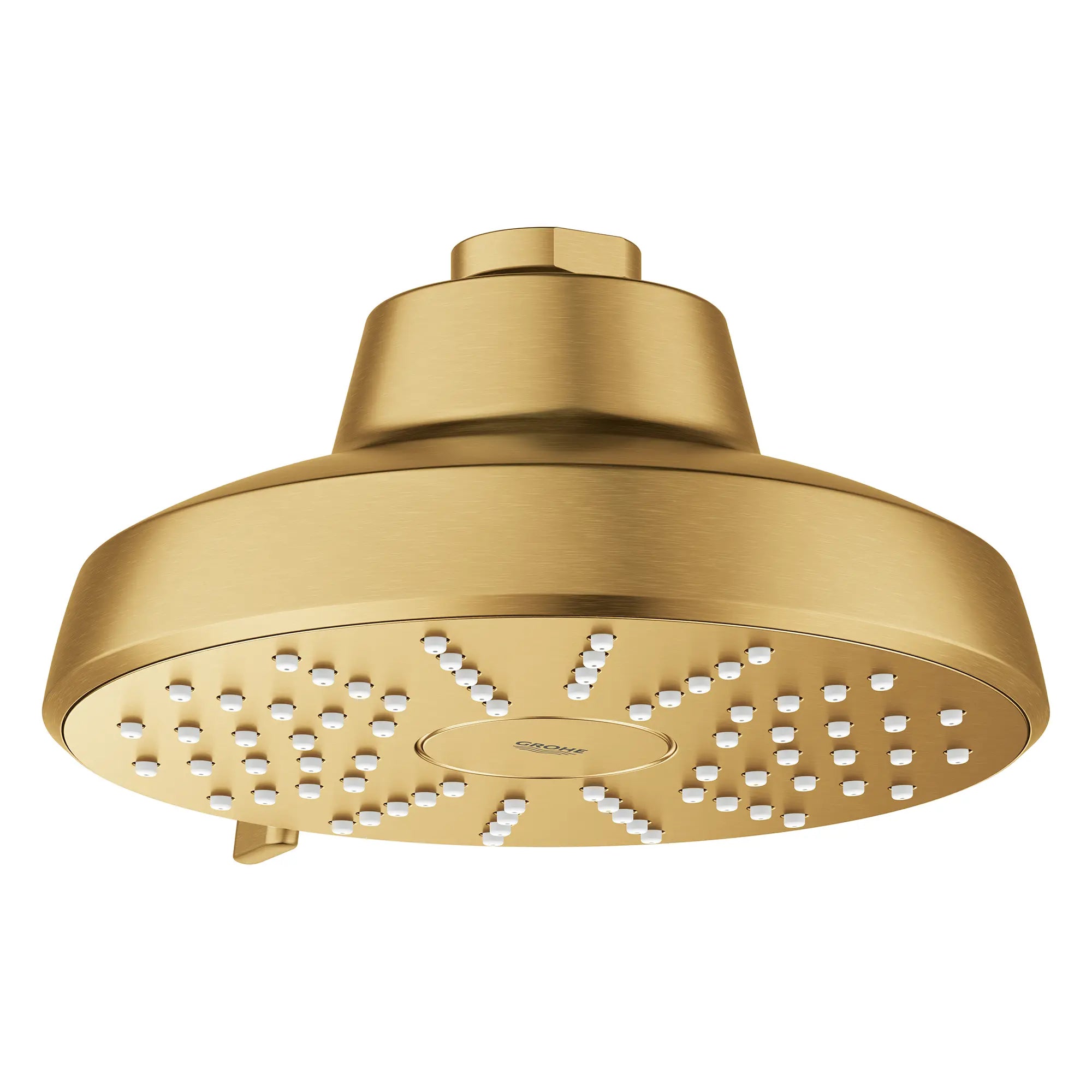 Tempesta 140 with AquaBooster Round Multi Spray Shower Head 1.75 GPM (6.6L/min) // BRUSHED COOL SUNRISE // 283737_Aquabooster_SiloOther_111746GN00_0006_April2026_0_CDNwebp.webp