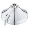 [1117160000] Euphoria 140 with AquaBooster Round Multi Spray Shower Head 1.75 GPM (6.6L/min) - Hard Graphite