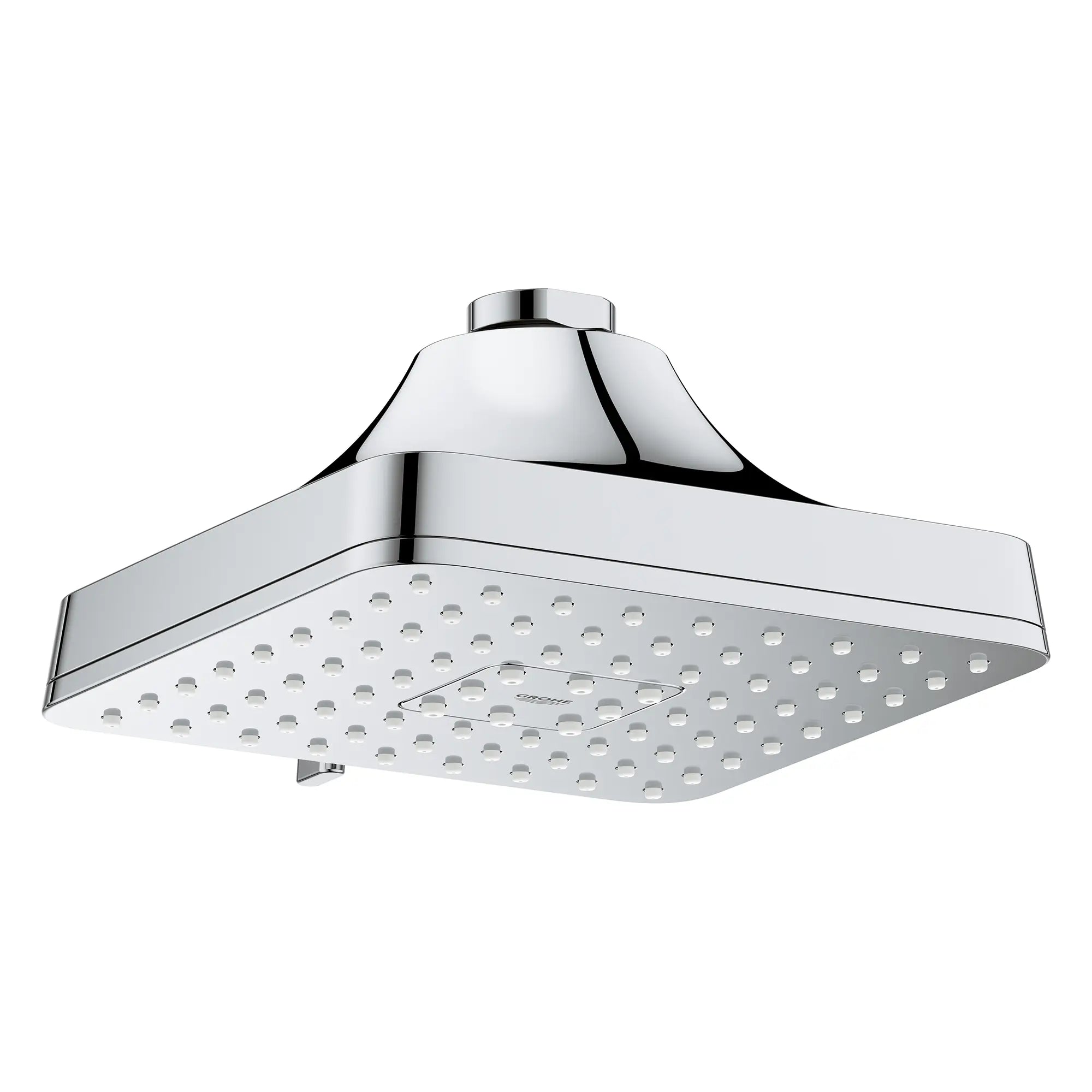 Euphoria 140 with AquaBooster Square Multi Spray Shower Head 1.75 GPM (6.6L/min) // GROHE STARLIGHT CHROME // 283765_Aquabooster_SiloOther_1117210000_0003_April2026_0_CDNwebp.webp