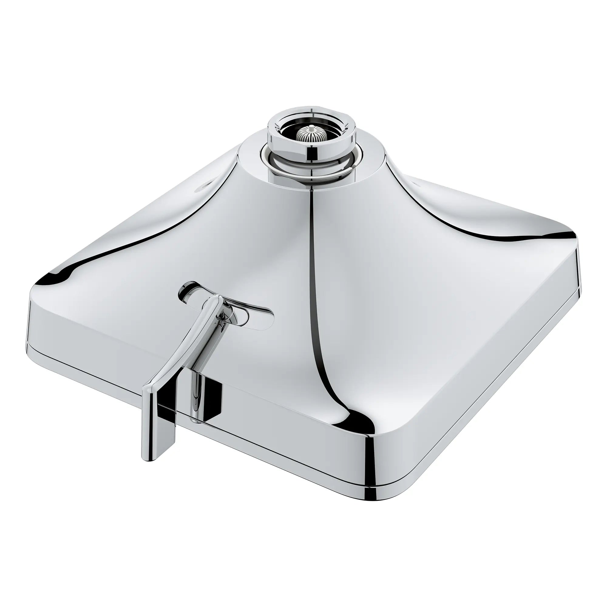 Euphoria 140 with AquaBooster Square Multi Spray Shower Head 1.75 GPM (6.6L/min) // GROHE STARLIGHT CHROME // 283766_Aquabooster_SiloOther_1117210000_0004_April2026_0_CDNwebp.webp