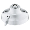 [1117460000] Tempesta 140 with AquaBooster Round Multi Spray Shower Head 1.75 GPM (6.6L/min) - Brushed Cool Sunrise