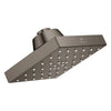 [111668AL00] Rainshower Aqua Mono Spray 5 1/2" Square Showerhead with Aqua Booster 2.5 GPM (9.5 L/min) - Brushed Hard Graphite