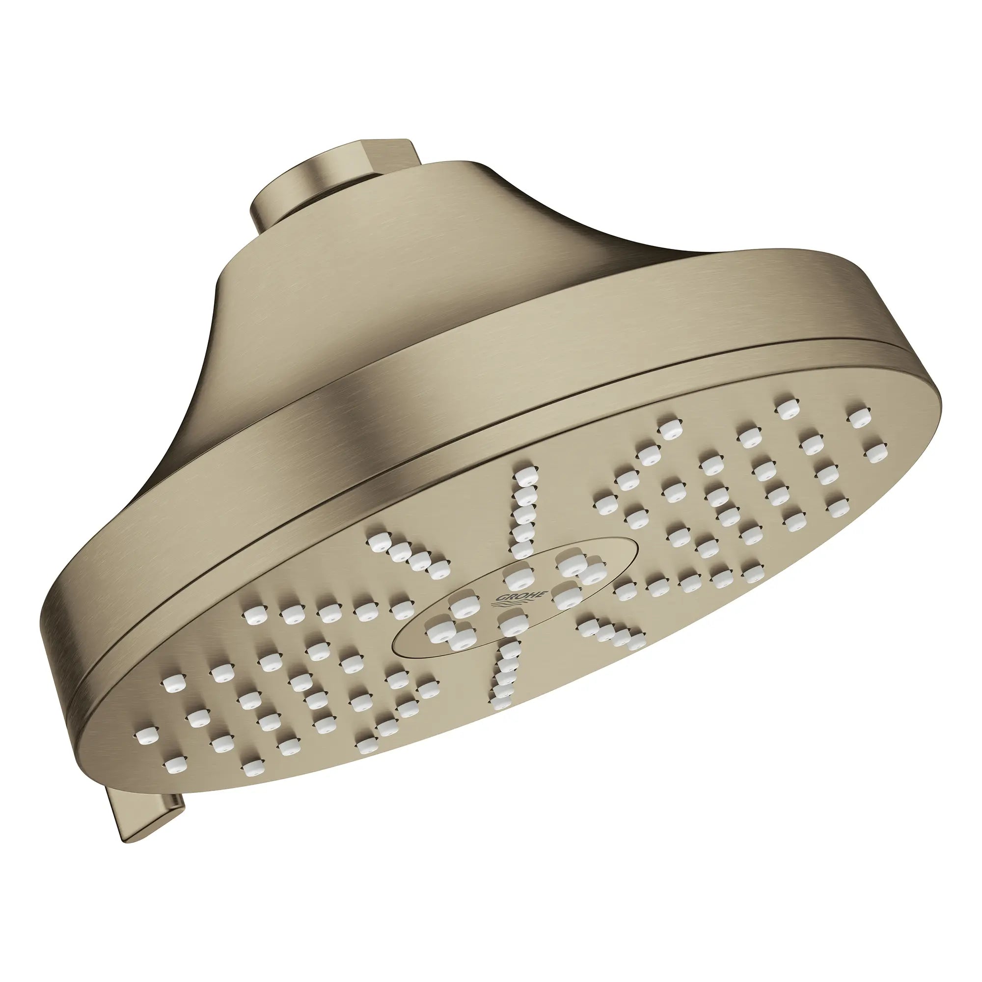 Euphoria 140 with AquaBooster Round Multi Spray Shower Head 1.75 GPM (6.6L/min) // BRUSHED NICKEL INFINITYFINISH // 283811_Aquabooster_SiloRight_111716EN00_0005_April2026_0_CDNwebp.webp