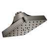 [111718A000] Euphoria 140 with AquaBooster Square Single Spray Shower Head 1.75 GPM (6.6L/min) - Matte Black