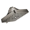 [111721A000] Euphoria 140 with AquaBooster Square Multi Spray Shower Head 1.75 GPM (6.6L/min) - Hard Graphite