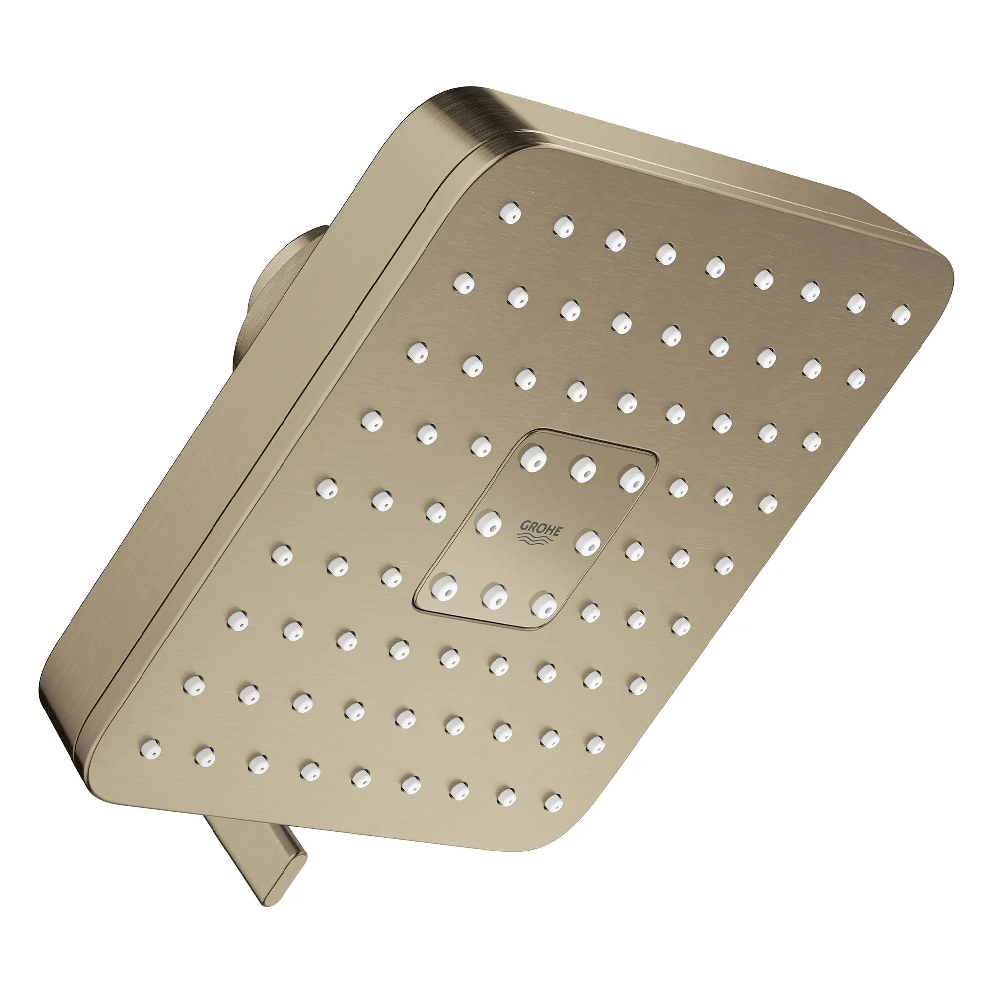 Euphoria 140 with AquaBooster Square Multi Spray Shower Head 1.75 GPM (6.6L/min) // BRUSHED NICKEL INFINITYFINISH // 283822_Aquabooster_SiloRight_111721EN00_0001_April2026_0_CDNwebp.webp